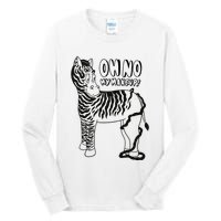 Oh No My Makeup Funny Zebra Tall Long Sleeve T-Shirt