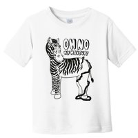 Oh No My Makeup Funny Zebra Toddler T-Shirt