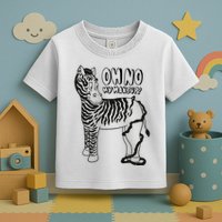Oh No My Makeup Funny Zebra Toddler T-Shirt