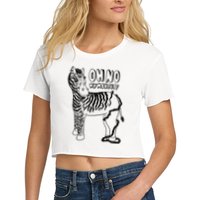 Oh No My Makeup Funny Zebra Crop Top