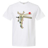 Obgyn Nurse Merry Christmas Reindeer Speculum Xmas Lights  Garment-Dyed Heavyweight T-Shirt