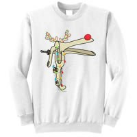 Obgyn Nurse Merry Christmas Reindeer Speculum Xmas Lights  Sweatshirt