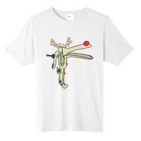 Obgyn Nurse Merry Christmas Reindeer Speculum Xmas Lights  Tall Fusion ChromaSoft Performance T-Shirt