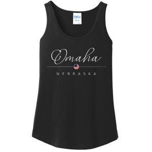 Omaha Nebraska Ne On Omaha Ladies Essential Tank