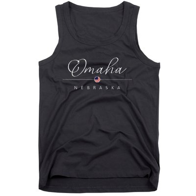 Omaha Nebraska Ne On Omaha Tank Top