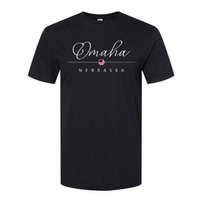 Omaha Nebraska Ne On Omaha Softstyle CVC T-Shirt