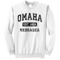 Omaha Nebraska Ne Vintage Established Sports Design Sweatshirt