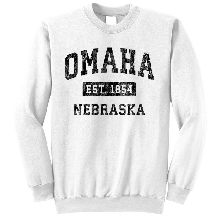 Omaha Nebraska Ne Vintage Established Sports Design Sweatshirt