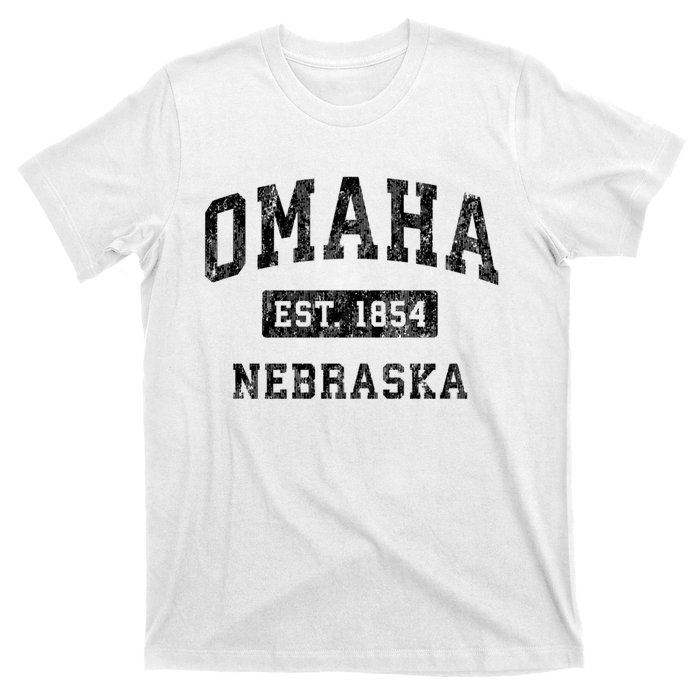 Omaha Nebraska Ne Vintage Established Sports Design T-Shirt