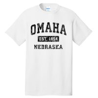 Omaha Nebraska Ne Vintage Established Sports Design Tall T-Shirt