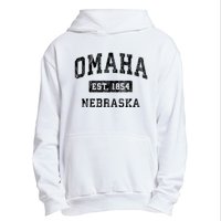 Omaha Nebraska Ne Vintage Established Sports Design Urban Pullover Hoodie