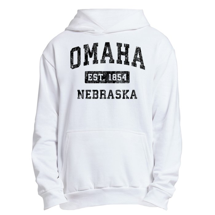 Omaha Nebraska Ne Vintage Established Sports Design Urban Pullover Hoodie