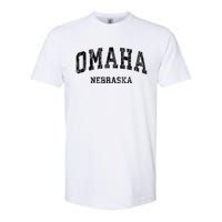 Omaha Nebraska Ne Vintage Varsity Sports Softstyle CVC T-Shirt