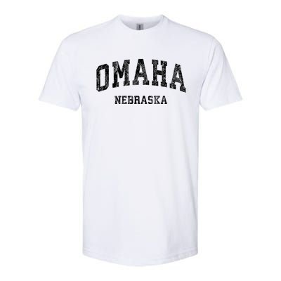 Omaha Nebraska Ne Vintage Varsity Sports Softstyle® CVC T-Shirt