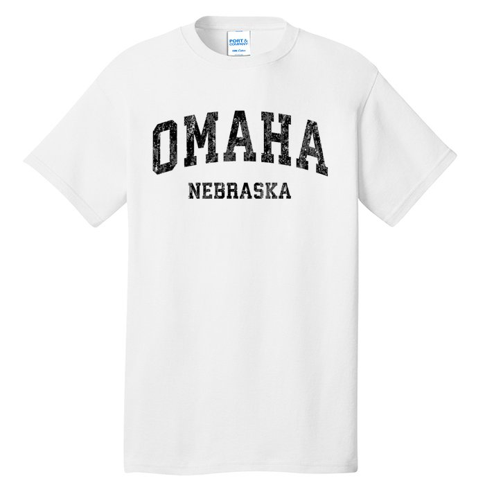 Omaha Nebraska Ne Vintage Varsity Sports Tall T-Shirt