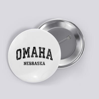 Omaha Nebraska Ne Vintage Varsity Sports Button