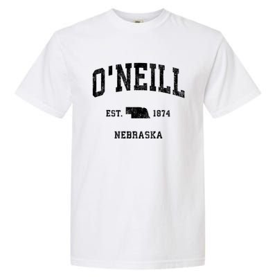 ONeill Nebraska Ne Vintage Athletic Garment-Dyed Heavyweight T-Shirt