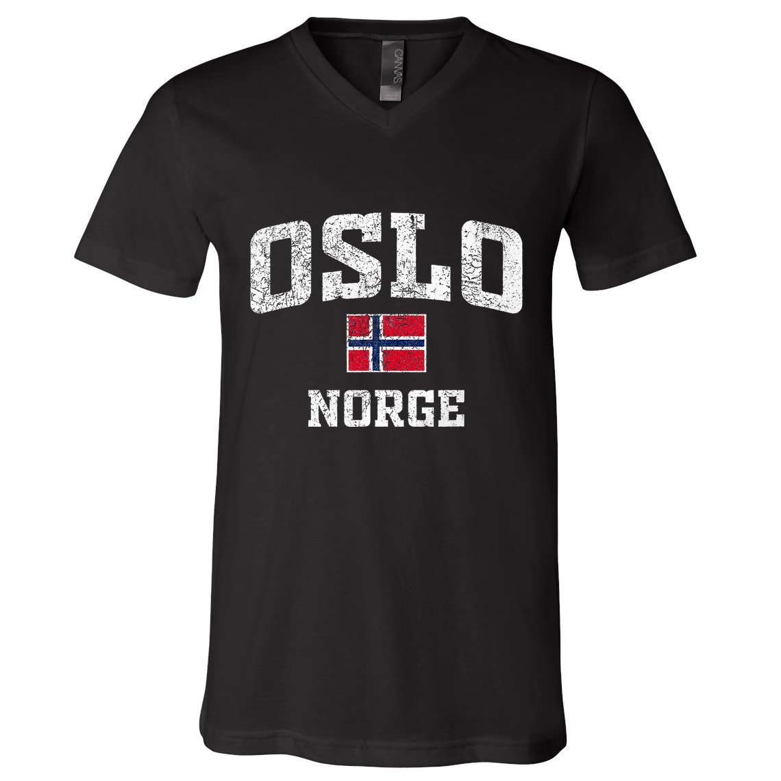 Oslo Norge Norway V-Neck T-Shirt