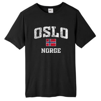 Oslo Norge Norway Tall Fusion ChromaSoft Performance T-Shirt