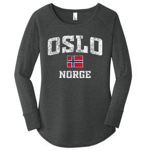 Oslo Norge Norway Women's Perfect Tri Tunic Long Sleeve Shirt