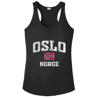 Oslo Norge Norway Ladies PosiCharge Competitor Racerback Tank