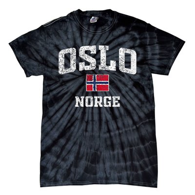 Oslo Norge Norway Tie-Dye T-Shirt