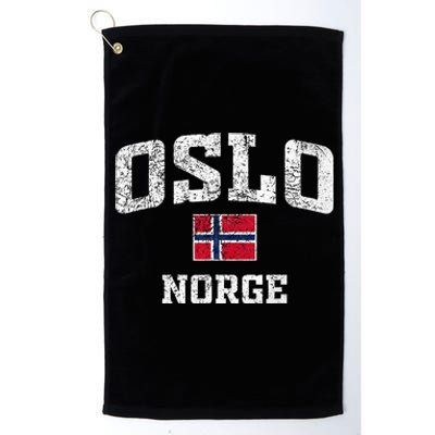 Oslo Norge Norway Platinum Collection Golf Towel