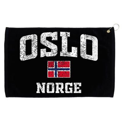 Oslo Norge Norway Grommeted Golf Towel