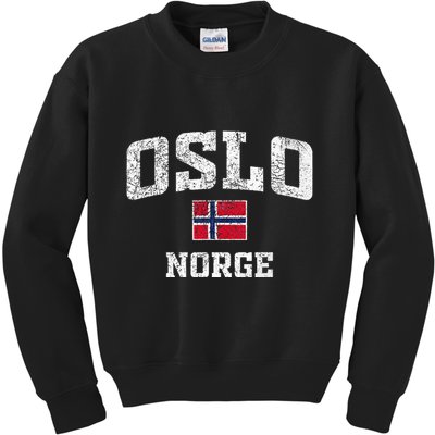 Oslo Norge Norway Kids Sweatshirt