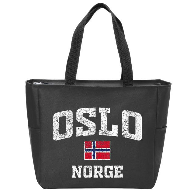 Oslo Norge Norway Zip Tote Bag