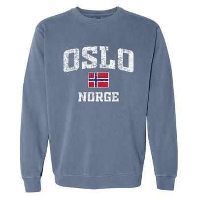 Oslo Norge Norway Garment-Dyed Sweatshirt