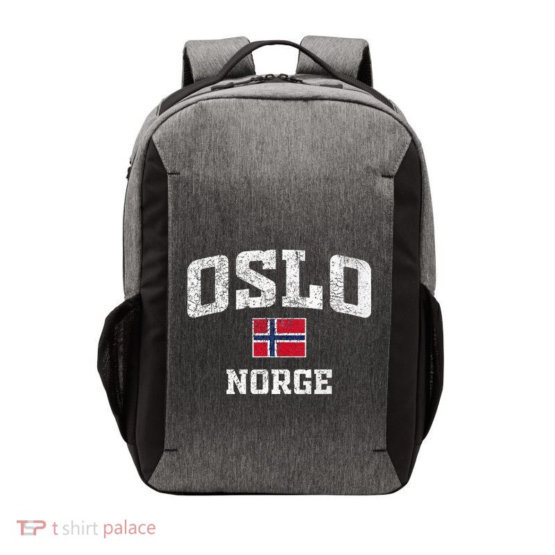 Oslo Norge Norway Vector Backpack