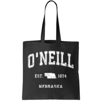 ONeill Nebraska Ne Vintage Athletic Tote Bag