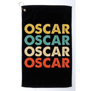 Oscar Name Platinum Collection Golf Towel