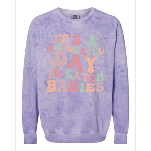 Ob Nurse Obstetrics Nurse Ob Nursing Gift Colorblast Crewneck Sweatshirt