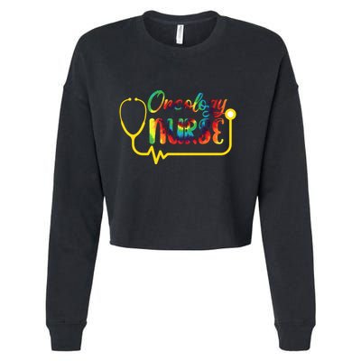 Oncology Nurse Oncologist Nurse Nursing School Gift Cropped Pullover Crew