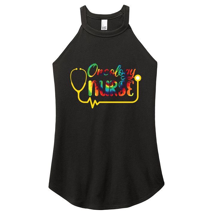 Oncology Nurse Oncologist Nurse Nursing School Gift Women's Perfect Tri Rocker Tank