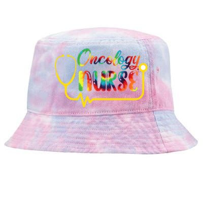 Oncology Nurse Oncologist Nurse Nursing School Gift Tie-Dyed Bucket Hat