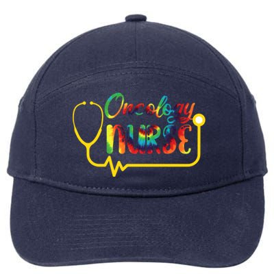 Oncology Nurse Oncologist Nurse Nursing School Gift 7-Panel Snapback Hat