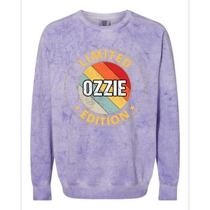 Ozzie Name Colorblast Crewneck Sweatshirt