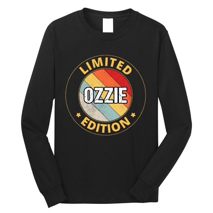 Ozzie Name Long Sleeve Shirt