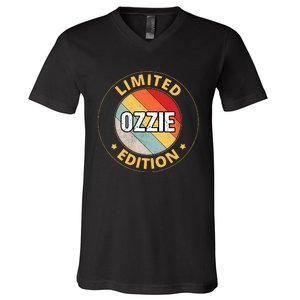 Ozzie Name V-Neck T-Shirt