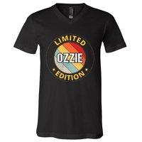 Ozzie Name V-Neck T-Shirt