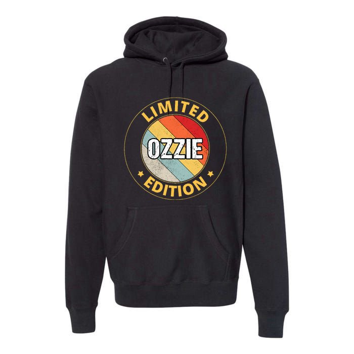 Ozzie Name Premium Hoodie