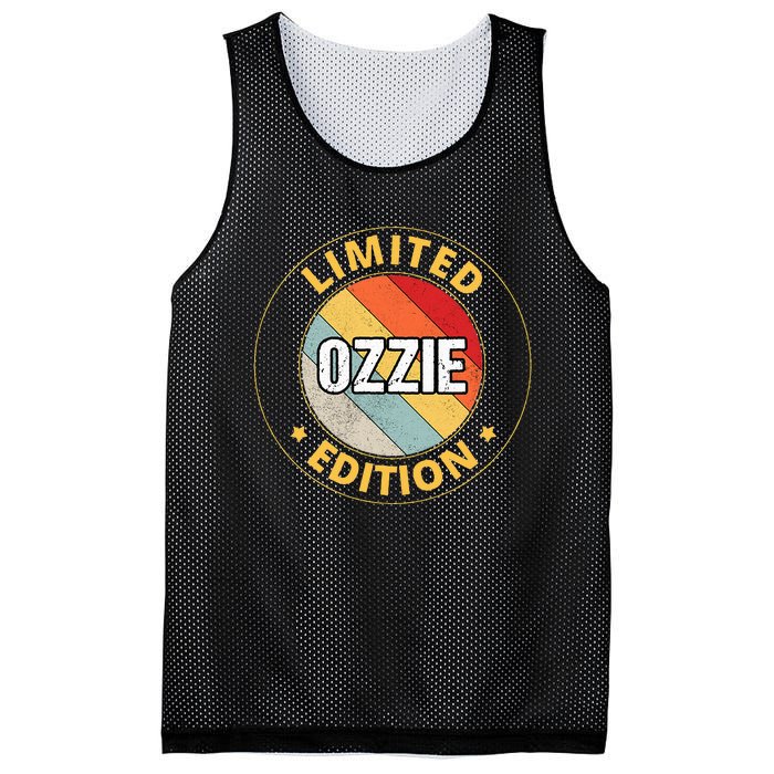 Ozzie Name Mesh Reversible Basketball Jersey Tank