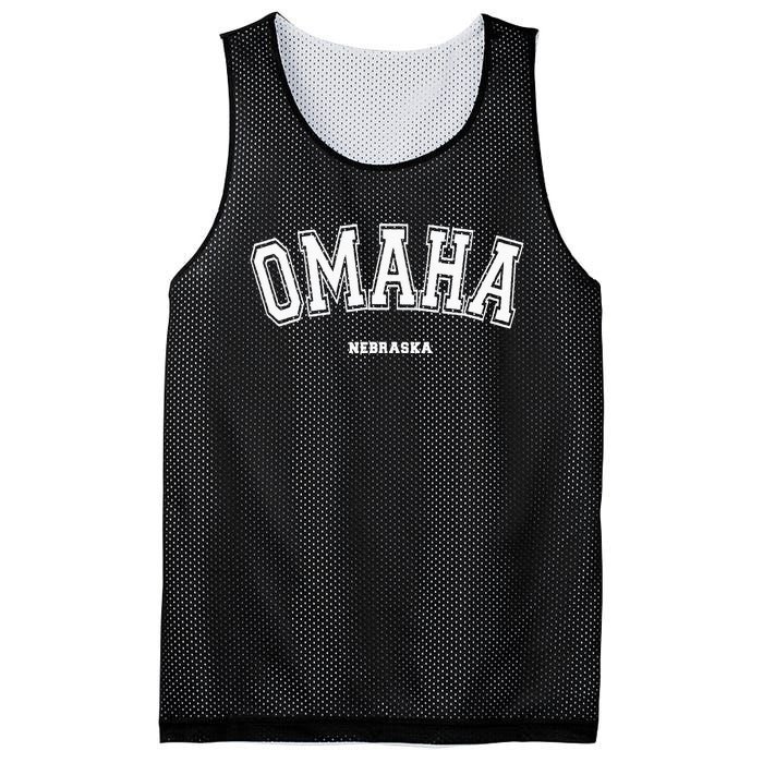 Omaha Nebraska Mesh Reversible Basketball Jersey Tank