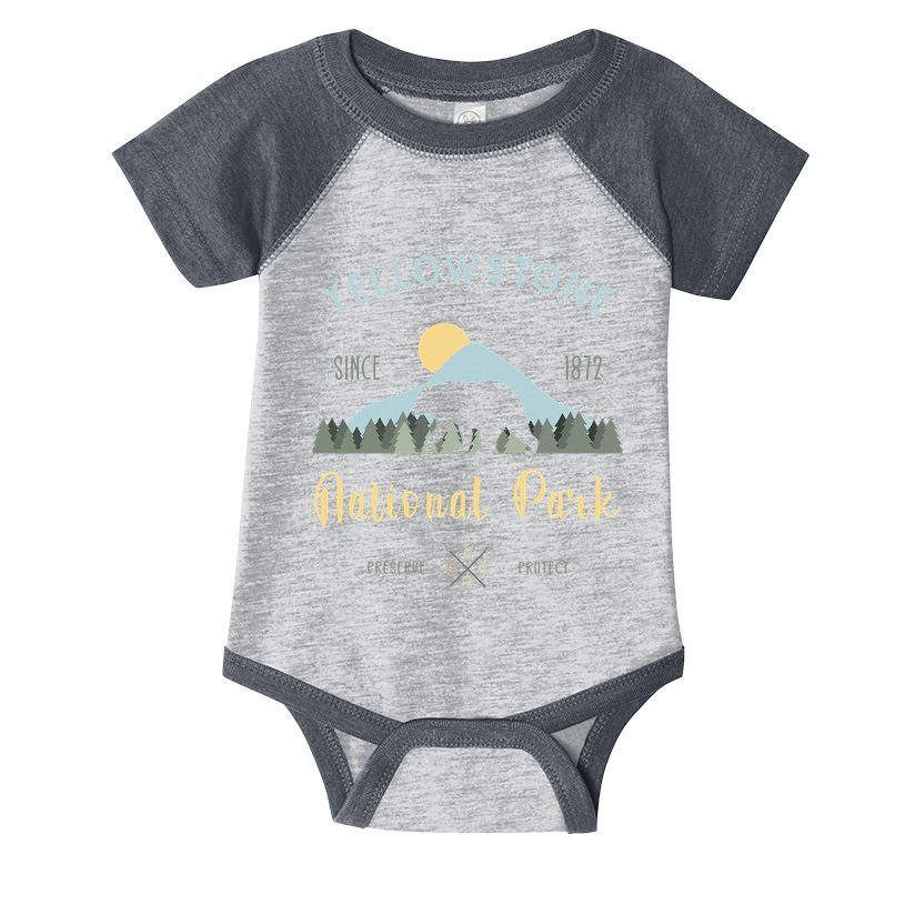Outdoor National Park Yellowstone National Park Infant Baby Jersey Bodysuit