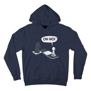 Oh No Pawn Knight Chess Game Player Master Tall Hoodie