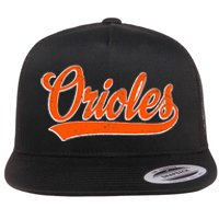 Orioles Name Retro Vintage Gift Flat Bill Trucker Hat