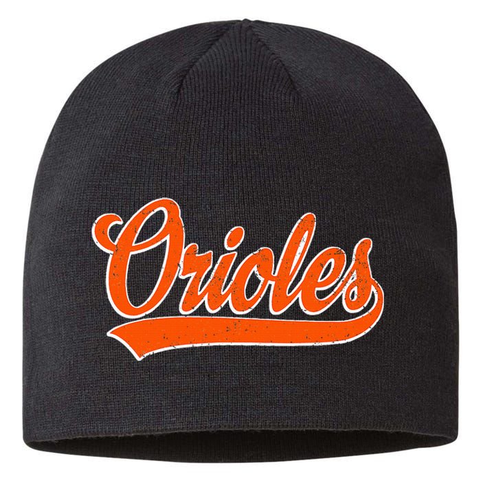 Orioles Name Retro Vintage Gift Sustainable Beanie